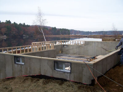 Construction of a house