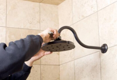 installing showerhead